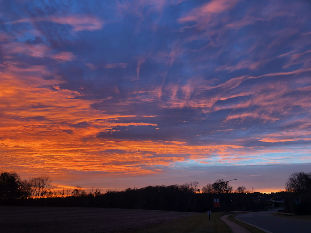 Dusk at Reedy Fork